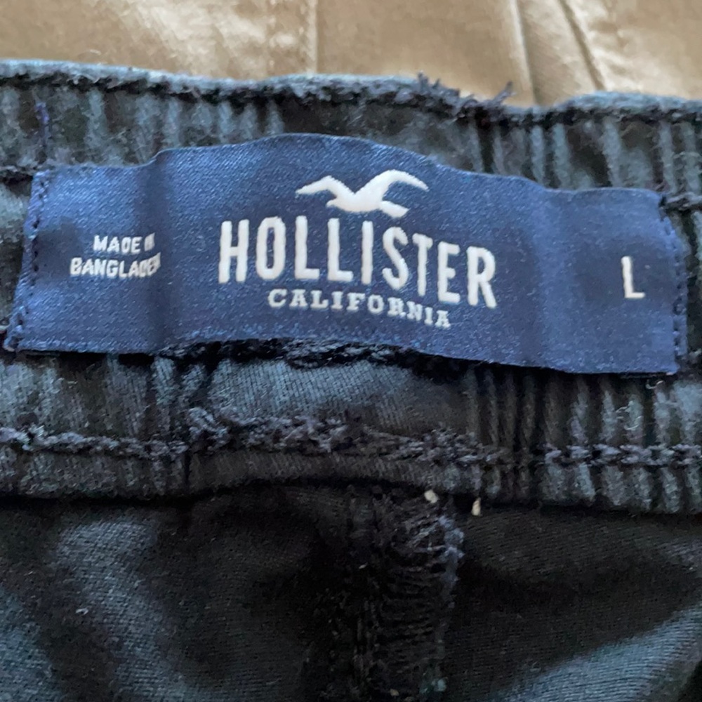 Hollister black joggers